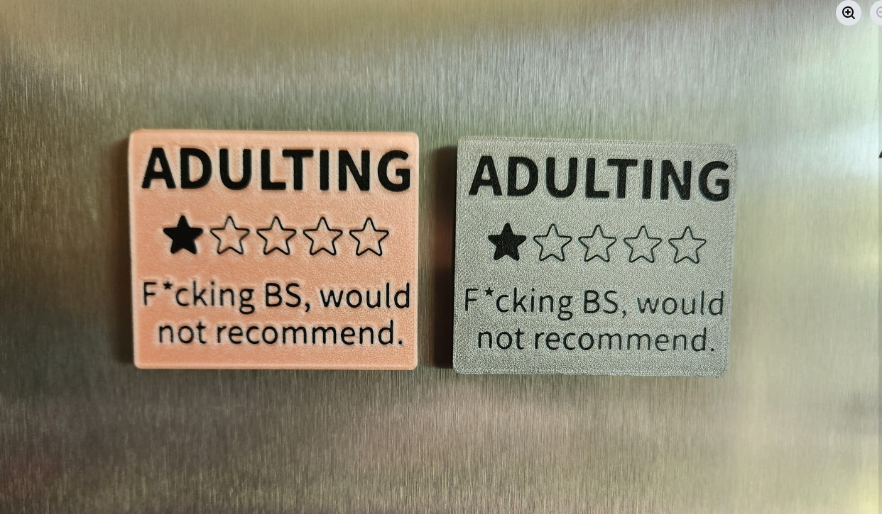 Adulting rating magnets
