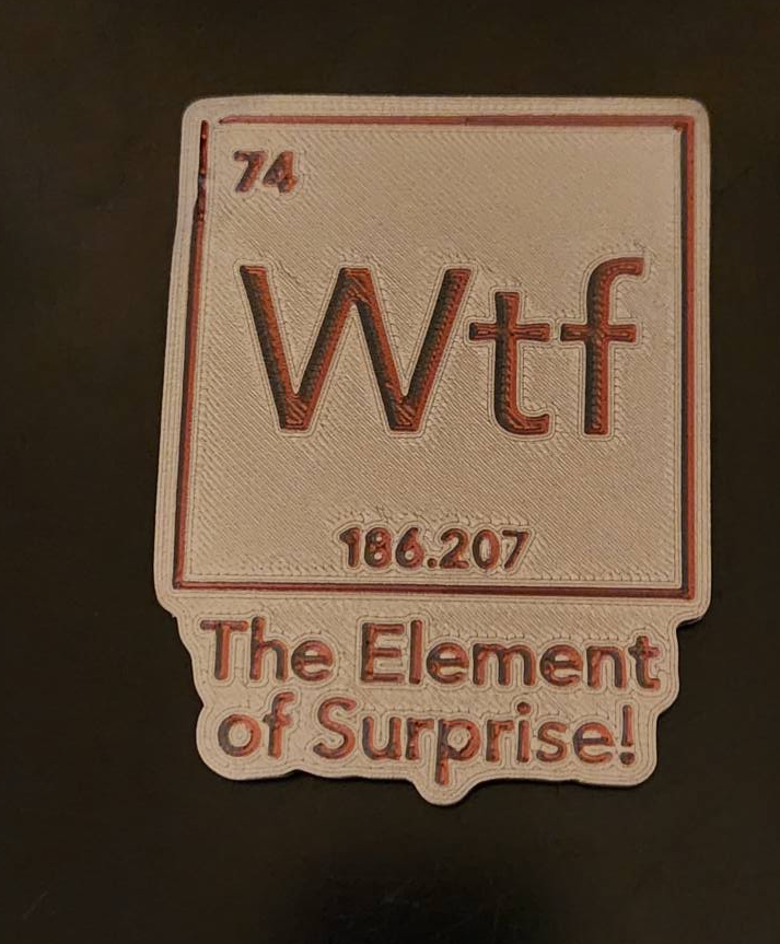 WTF element of surprise magnet